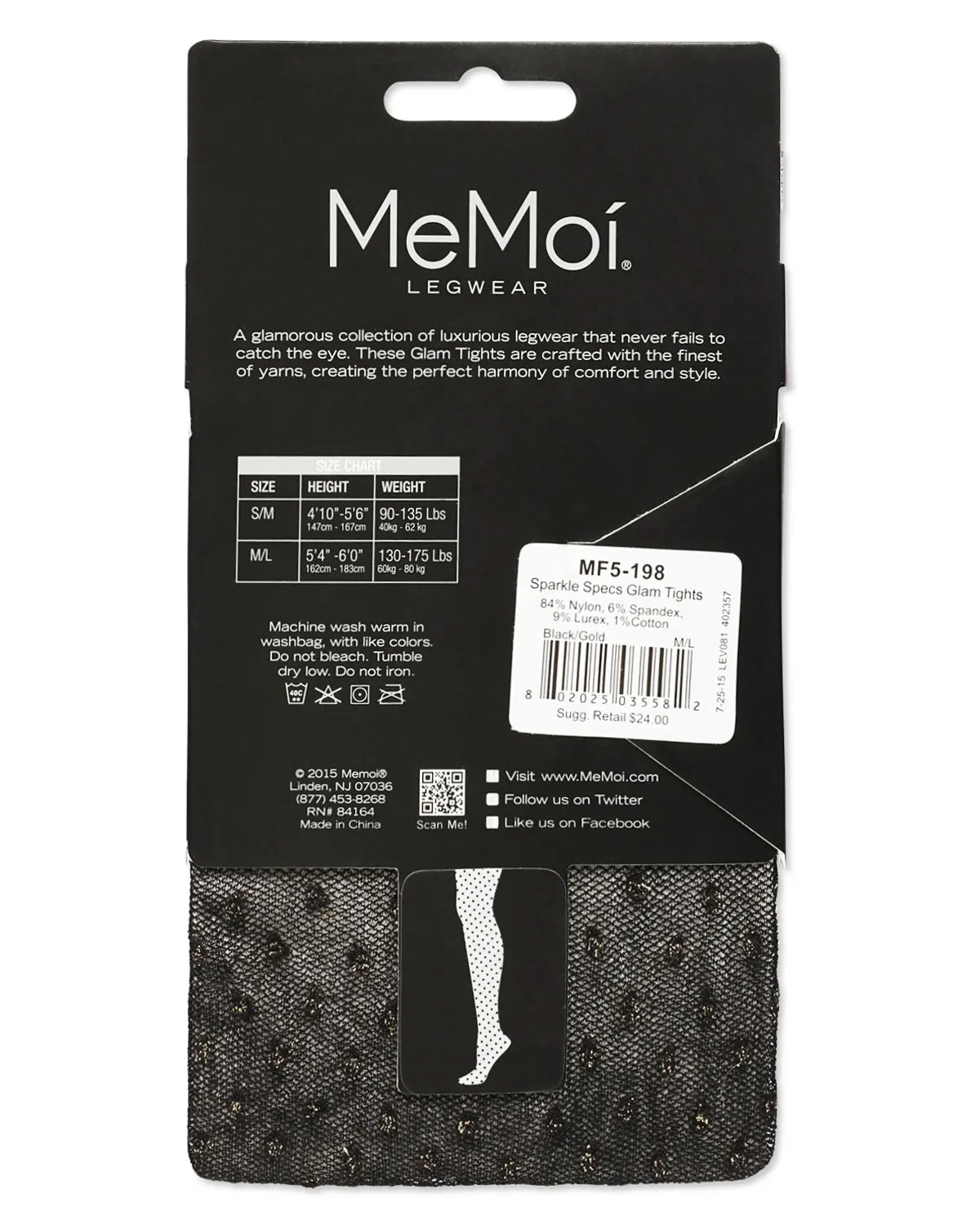 Sparkle Specs Glam Opaque Tights