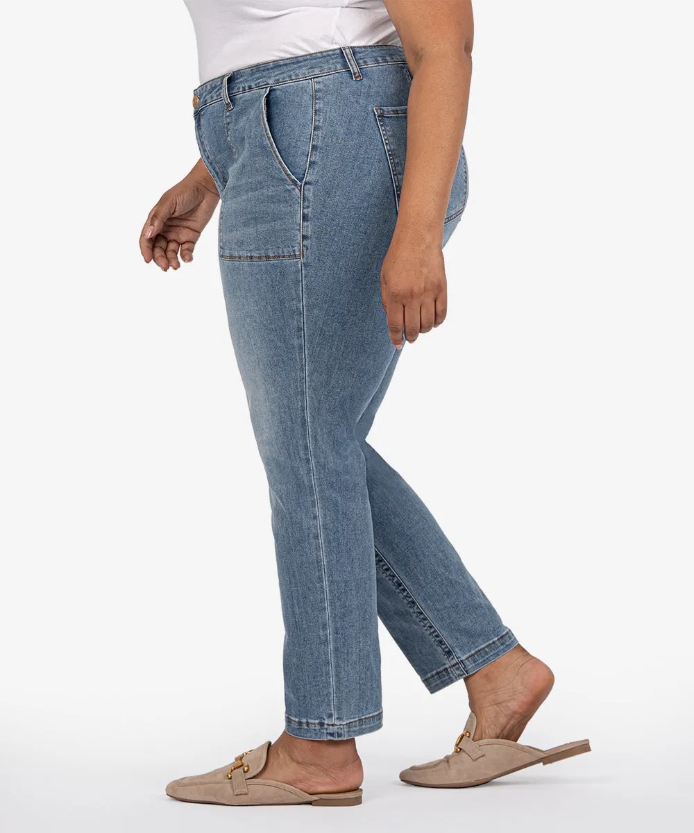 Stevie High Rise Straight Leg, Plus