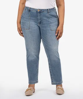 Stevie High Rise Straight Leg, Plus