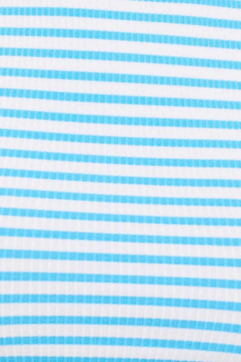 Stripe Turtleneck Top