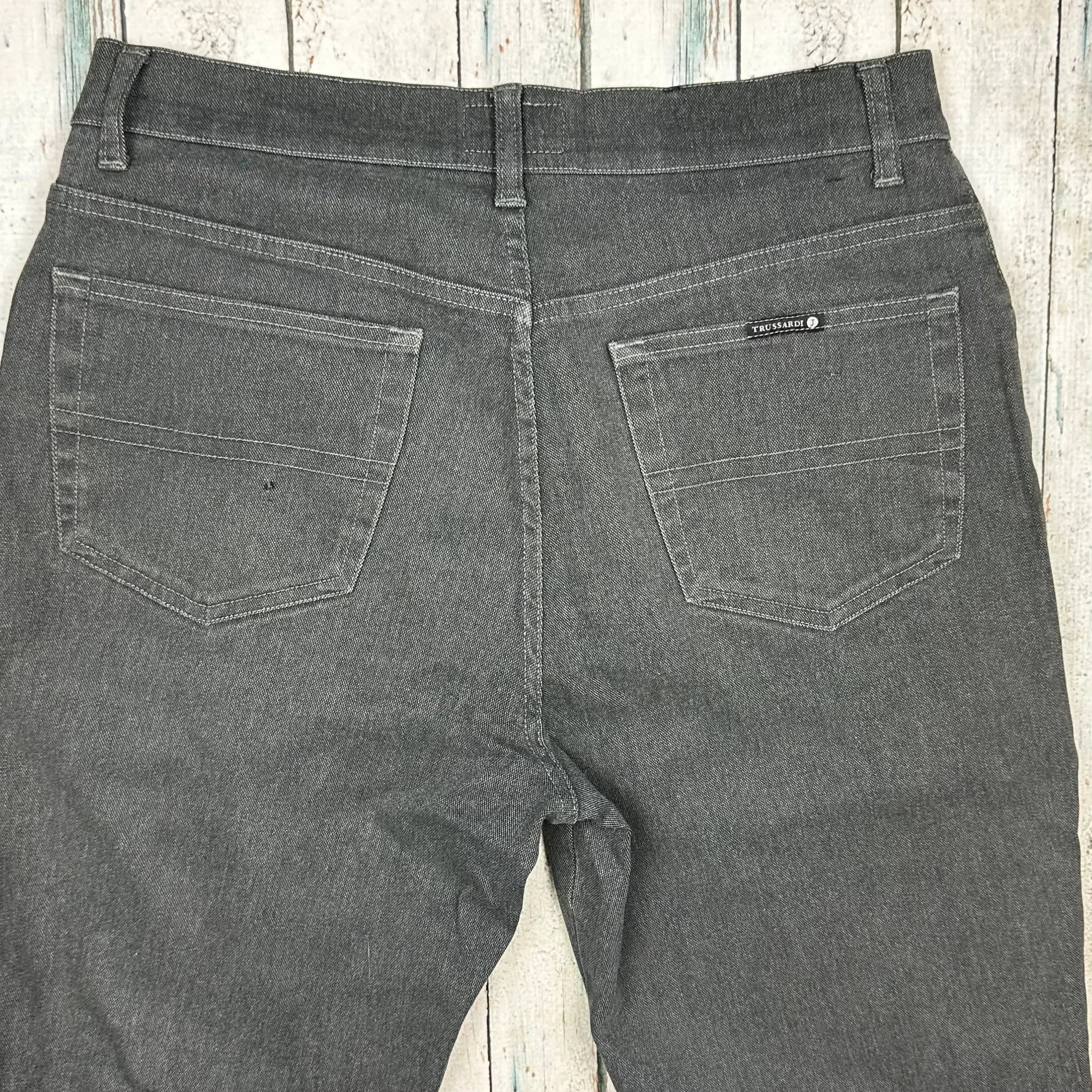 Trussardi Jeans Italian Denim Straight Fit Jeans -Size 34