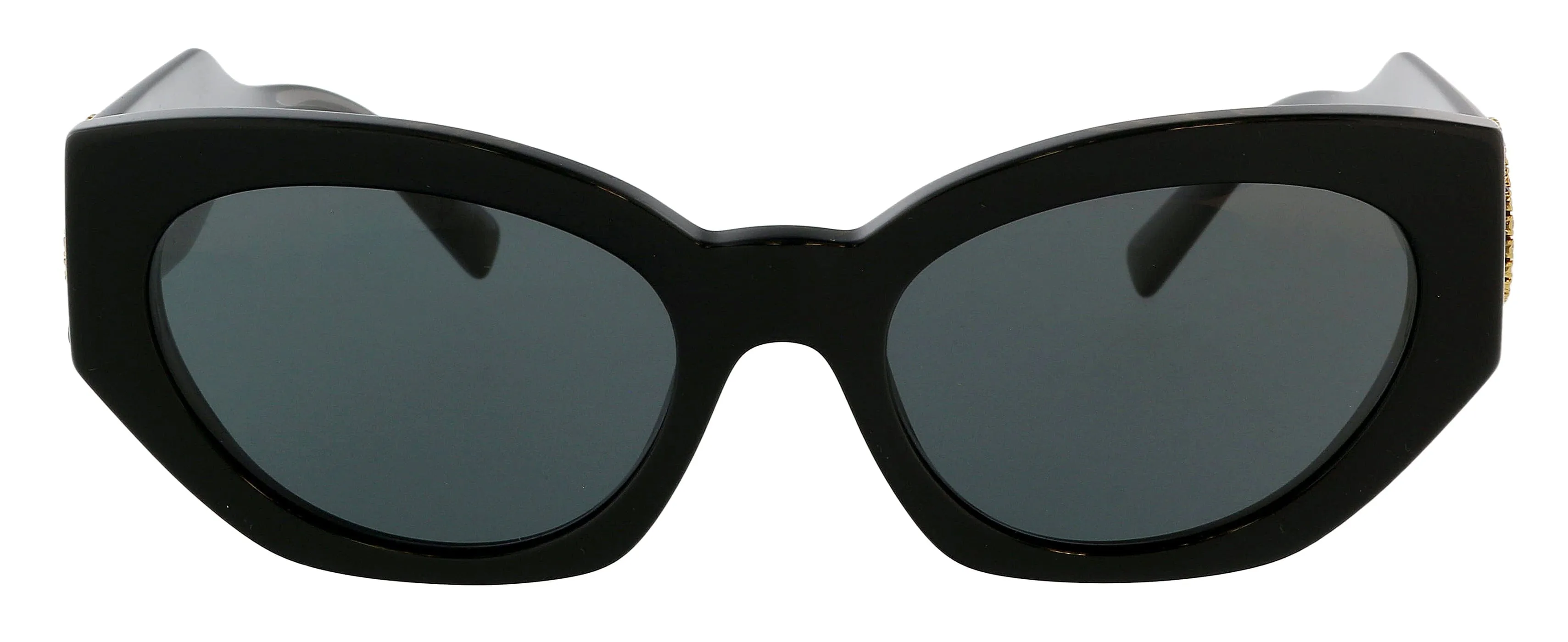Versace 0VE4376B GB1/8754 Full Rim Black Cateye Sunglasses