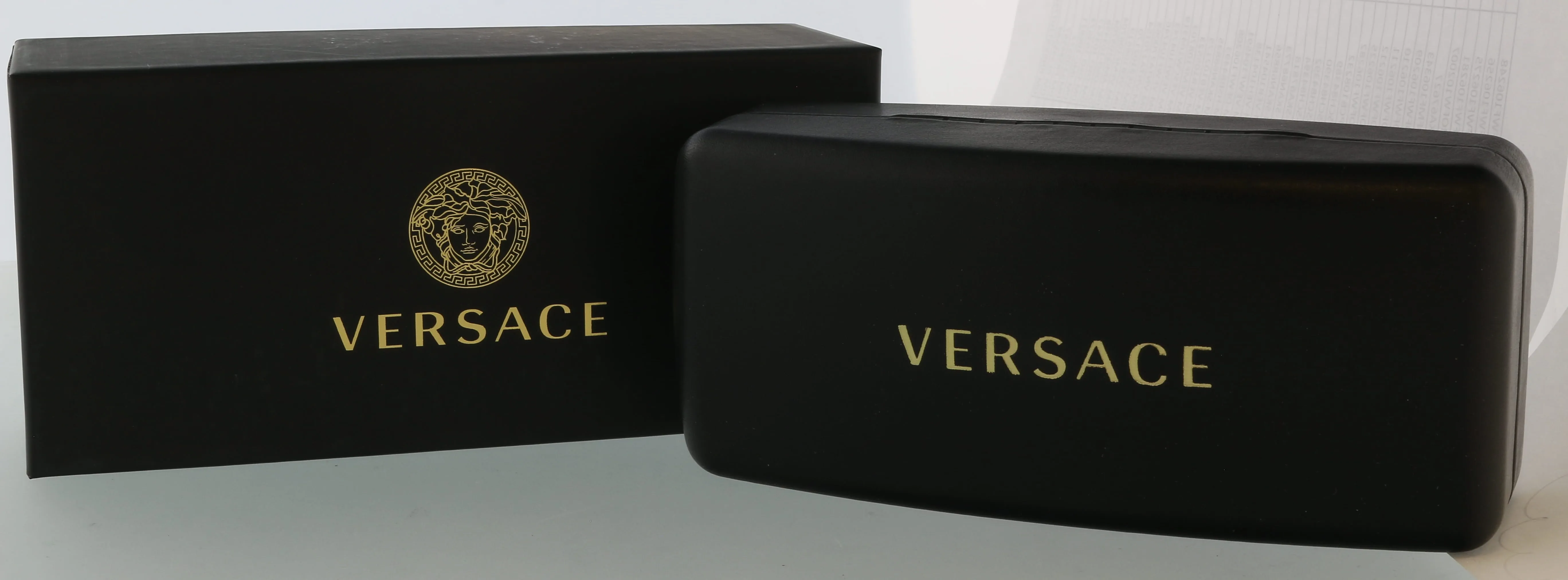 Versace 0VE4376B GB1/8754 Full Rim Black Cateye Sunglasses