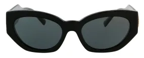 Versace 0VE4376B GB1/8754 Full Rim Black Cateye Sunglasses