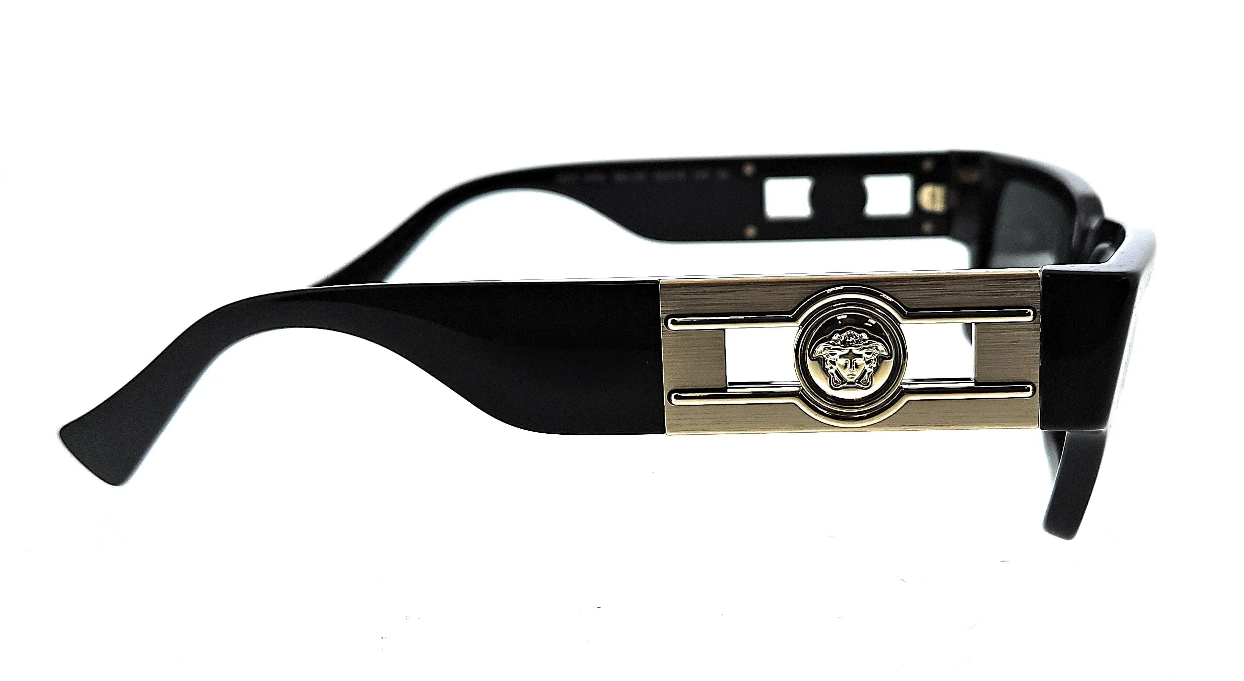 Versace 0VE4459 GB1/87 Black Rectangle Sunglasses