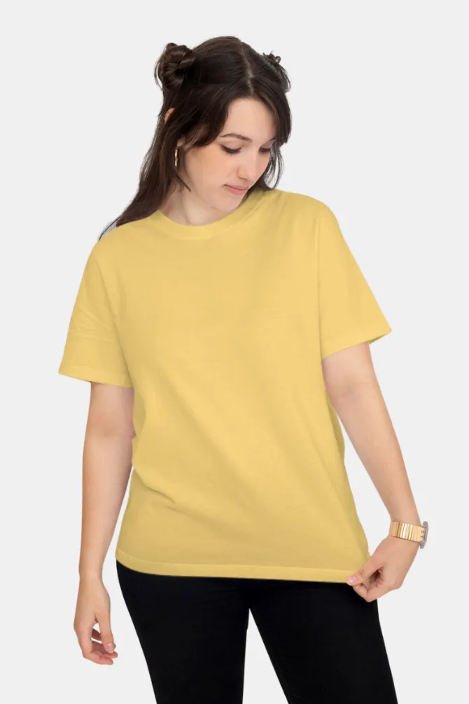 Yellow T-shirt for women
